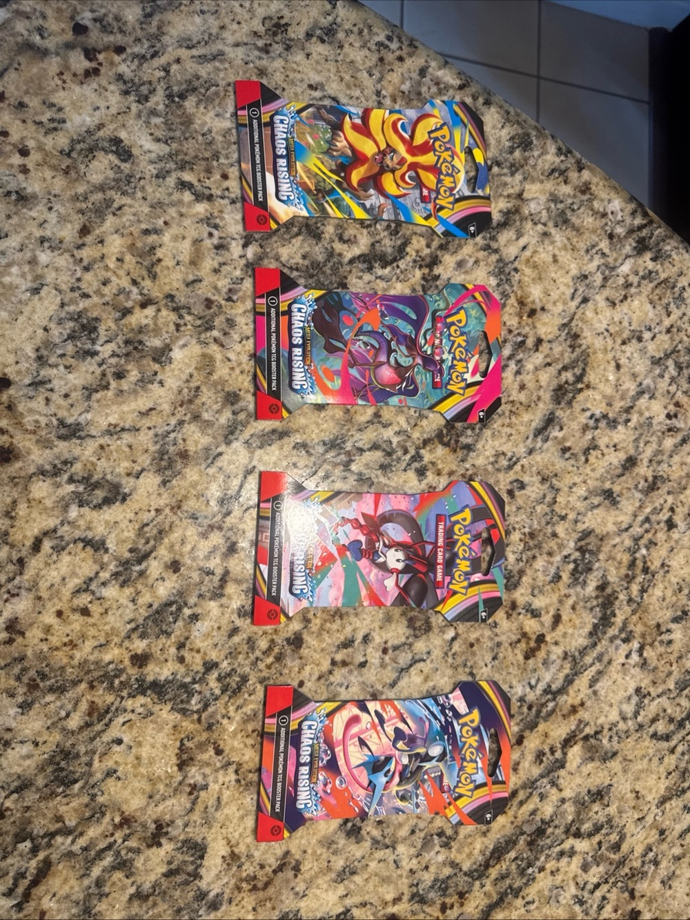 Pokemon Trading Card Game Chaos Rising Booster Pack Art - Multicolor